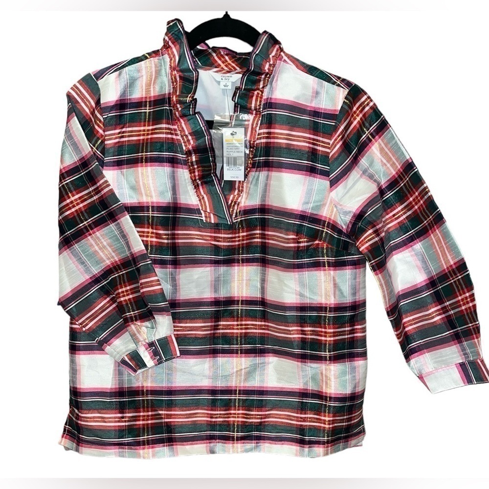 Crown and Ivy Plaid Shirt